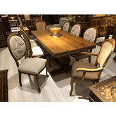 Indian Hand Carved Solid Wood Dining Table 10